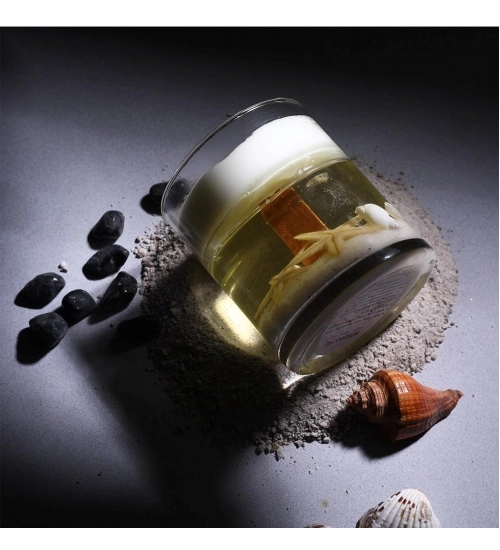 Generic Soya Wax, Glass Scented Star Fish Gel Candle