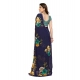 Generic Women's Georgette Printed Saree With Unstitched Blouse 5.5Mtr (Navy Blue) Generic Women's Georgette Printed Saree With Unstitched Blouse 5.5Mtr (Navy Blue)