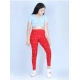 Generic Girl's Cotton Lycra Printed Elasticated Leggings (Red) Generic Girl's Cotton Lycra Printed Elasticated Leggings (Red)