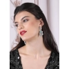 Generic Women's Brass Silver Plated Drop Earrings (Turquoise) Generic Women's Brass Silver Plated Drop Earrings (Turquoise)