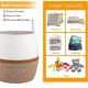 Generic Cotton Matka With Handle 14x12 Inch Storage Basket For Clothes With Out Lid (Beige-White) Generic Cotton Matka With Handle 14x12 Inch Storage Basket For Clothes With Out Lid (Beige-White)