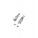 Generic Women's Brass Silver Plated Necklace set (Pink) Generic Women's Brass Silver Plated Necklace set (Pink)