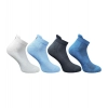 Generic 4_Pair Set Unisex Casual Cotton Printed Ankle Length Socks (Multicolor)