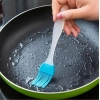 Generic Pack Of 5_Silicone Spatula with Brush – Heat Resistant Cooking And Baking (Color: Assorted )