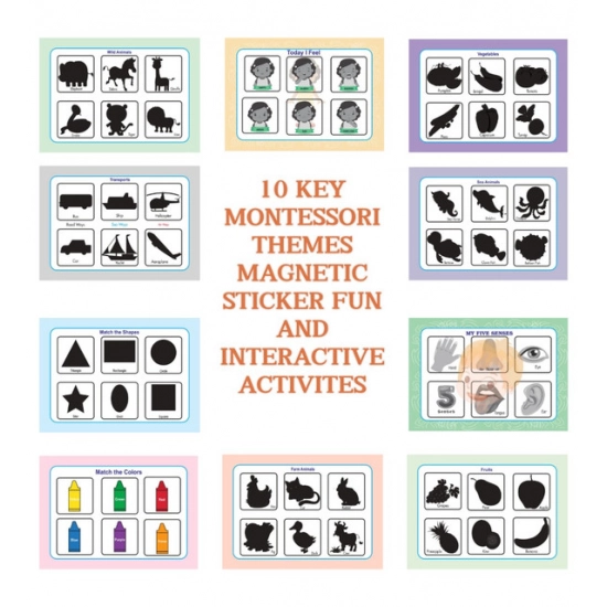 Generic Mini Busy Book – Early Learning Activity Book for Kids (2–4 Years, Multicolor)