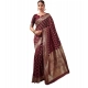 Generic Women's Jacquard Printed Saree With Unstitched Blouse 5.5Mtr (Maroon) Generic Women's Jacquard Printed Saree With Unstitched Blouse 5.5Mtr (Maroon)