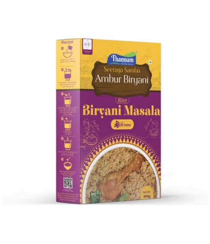 Generic Thannam Ambur Biryani Masala Powder With Rice (450GM)