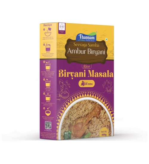 Generic Thannam Ambur Biryani Masala Powder With Rice (450GM)