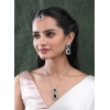 Generic Women's Brass Silver Plated Pendant Set (Blue) Generic Women's Brass Silver Plated Pendant Set (Blue)