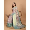 Generic Women's Jacquard Saree With Unstitched Blouse 5.5Mtr (Multicolor)