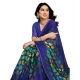 Generic Women's Georgette Printed Saree With Unstitched Blouse 5.5Mtr (Blue) Generic Women's Georgette Printed Saree With Unstitched Blouse 5.5Mtr (Blue)