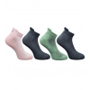 Generic 4_Pair Set Unisex Casual Cotton Printed Ankle Length Socks (Multicolor)