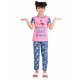 Generic Girl's Cotton Hosiery Printed Night Suit Set (Pink-Blue) Generic Girl's Cotton Hosiery Printed Night Suit Set (Pink-Blue)
