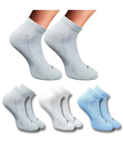 Generic 3_Pair Set Unisex Casual Cotton Printed Low Cut Socks (Multicolor)