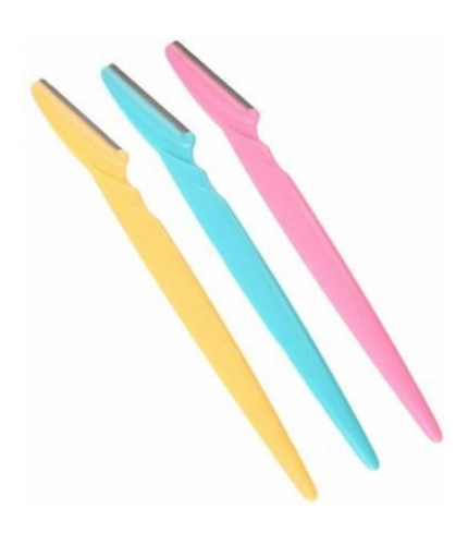 Generic Pack of 3_Facial Razor Set Eyebrow and Face Shaving Trimmer (Color: Assorted )