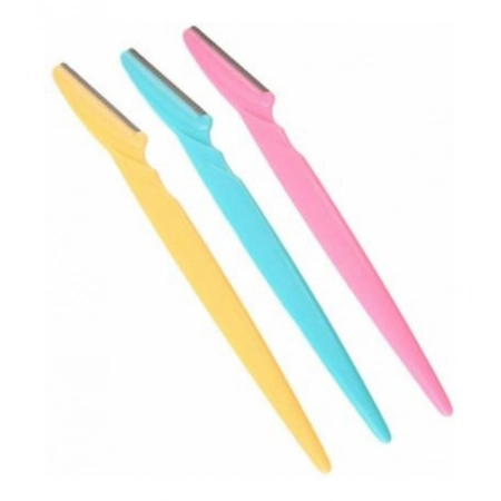 Generic Pack of 3_Facial Razor Set Eyebrow and Face Shaving Trimmer (Color: Assorted )