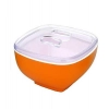 Generic Multipurpose Serving Tray with Dry Fruit Air Tight Bowls with Lids (Color: Assorted )