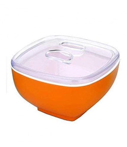 Generic Multipurpose Serving Tray with Dry Fruit Air Tight Bowls with Lids (Color: Assorted )