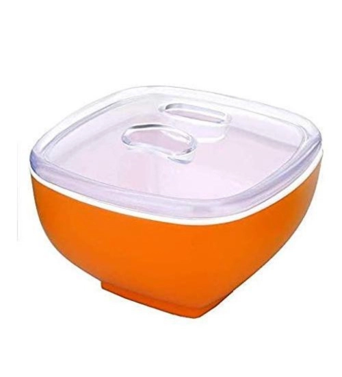 Generic Multipurpose Serving Tray with Dry Fruit Air Tight Bowls with Lids (Color: Assorted )