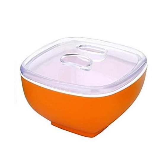 Generic Multipurpose Serving Tray with Dry Fruit Air Tight Bowls with Lids (Color: Assorted )