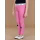 Generic Girl's Cotton Lycra Star Print Elasticated Leggings (Pink) Generic Girl's Cotton Lycra Star Print Elasticated Leggings (Pink)