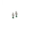 Generic Women's Brass Silver Plated Necklace set (Green) Generic Women's Brass Silver Plated Necklace set (Green)