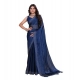 Generic Women's Jimmy choo Embellished Bollywood Saree With Unstitched Blouse 5.5Mtr (Blue) Generic Women's Jimmy choo Embellished Bollywood Saree With Unstitched Blouse 5.5Mtr (Blue)