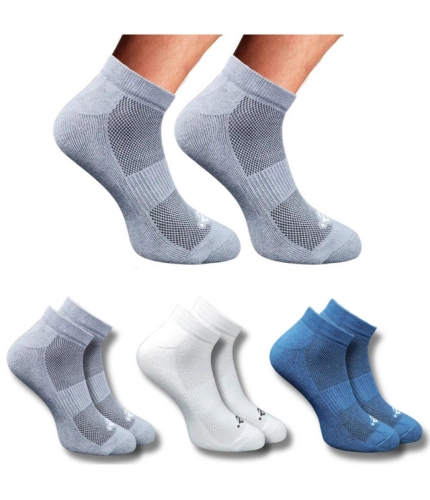 Generic 3_Pair Set Unisex Casual Cotton Printed Low Cut Socks (Multicolor)