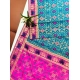 Generic Women's Patola Silk Meena And Zari Woven Saree With Unstitched Blouse 5.5Mtr (Blue) Generic Women's Patola Silk Meena And Zari Woven Saree With Unstitched Blouse 5.5Mtr (Blue)