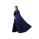 Generic Women's Satin Solid Saree With Unstitched Blouse 5.5Mtr (Navy Blue) Generic Women's Satin Solid Saree With Unstitched Blouse 5.5Mtr (Navy Blue)