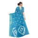 Generic Women's Cotton Silk Bandhni Saree With Unstitched Blouse 5.5Mtr (Sky Blue) Generic Women's Cotton Silk Bandhni Saree With Unstitched Blouse 5.5Mtr (Sky Blue)