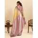 Generic Women's Faux_Banarasi_Silk Woven Saree With Unstitched Blouse 5.5Mtr (Yellow)