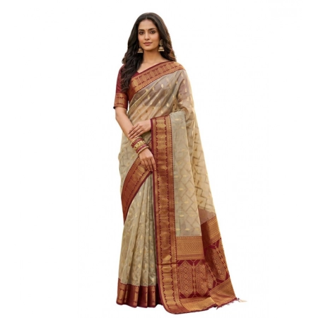 Generic Women's Cotton Printed Saree With Unstitched Blouse 5.5Mtr (Multicolor) Generic Women's Cotton Printed Saree With Unstitched Blouse 5.5Mtr (Multicolor)
