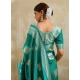 Generic Women's Silk Blend Printed Saree With Unstitched Blouse 5.5Mtr (Sea Green) Generic Women's Silk Blend Printed Saree With Unstitched Blouse 5.5Mtr (Sea Green)