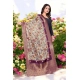 Generic Women's chanderi silk  Printed Dupatta (Magenta, Length: 2 Mtr)