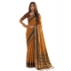 Generic Women's Silk Blend Printed Saree With Unstitched Blouse 5.5Mtr (Mustard-Brown) Generic Women's Silk Blend Printed Saree With Unstitched Blouse 5.5Mtr (Mustard-Brown)
