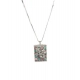 Generic Women's Brass Silver Plated Pendant Set (Multicolor) Generic Women's Brass Silver Plated Pendant Set (Multicolor)