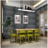 Generic Pack Of 3_Fancy 3D Wall Decor – Stylish Black Decorative Wall Art (Color: Assorted )