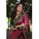 Generic Women's Faux_Tussar_Silk Printed Saree With Unstitched Blouse 5.5Mtr (Pink)