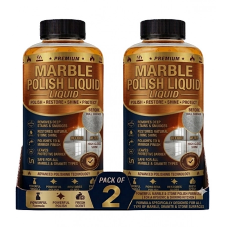 Generic Pack of 2 Marble Polish Liquid Bottles 100 ML Generic Pack of 2 Marble Polish Liquid Bottles 100 ML