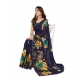 Generic Women's Georgette Printed Saree With Unstitched Blouse 5.5Mtr (Navy Blue) Generic Women's Georgette Printed Saree With Unstitched Blouse 5.5Mtr (Navy Blue)