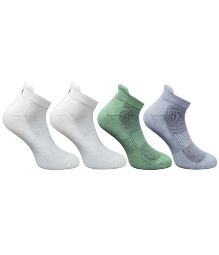 Generic 4_Pair Set Unisex Casual Cotton Printed Ankle Length Socks (Multicolor)
