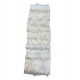 Generic Women's Slik Embellished Saree With Unstitched Blouse 5.5Mtr (White)