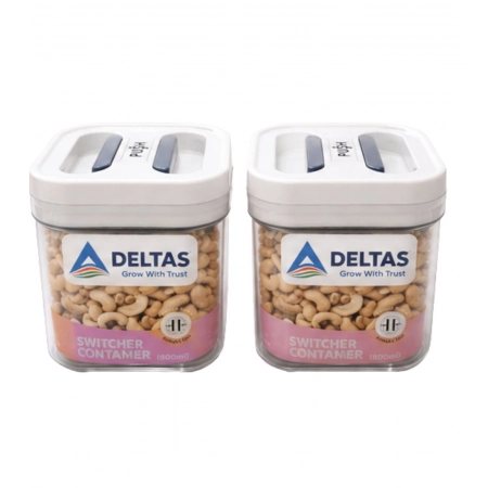Generic Pack of 2 Switchers Airtight Storage Container Set 500 ML (White) Generic Pack of 2 Switchers Airtight Storage Container Set 500 ML (White)