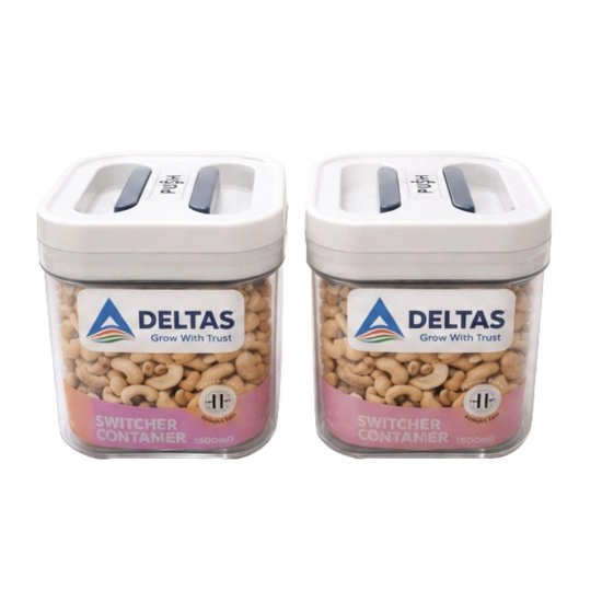Generic Pack of 2 Switchers Airtight Storage Container Set 500 ML (White)