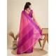 Generic Women's Raw_Silk Woven Saree With Unstitched Blouse 5.5Mtr (Pink)
