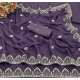 Generic Women's Georgette Embellished Saree With Unstitched Blouse 5.5Mtr (Levander) Generic Women's Georgette Embellished Saree With Unstitched Blouse 5.5Mtr (Levander)