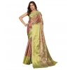 Generic Women's Jacquard Saree With Unstitched Blouse 5.5Mtr (Multicolor)