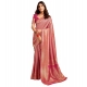 Generic Women's Jacquard Printed Saree With Unstitched Blouse 5.5Mtr (Pink) Generic Women's Jacquard Printed Saree With Unstitched Blouse 5.5Mtr (Pink)