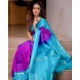 Generic Women's Soft Litchi Silk Jacquard Work Saree With Unstitched Blouse 5.5Mtr (Purple) Generic Women's Soft Litchi Silk Jacquard Work Saree With Unstitched Blouse 5.5Mtr (Purple)